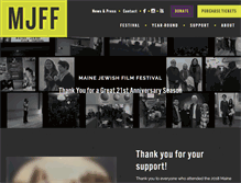 Tablet Screenshot of mjff.org